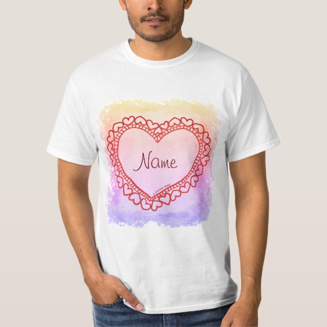 T-shirt Cœurs charmants  (Devant)