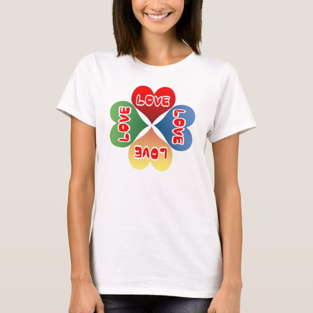 T-shirt Coeurs d'amour (Devant)