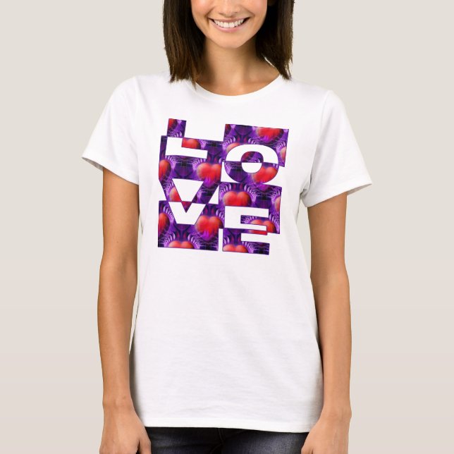 T-SHIRT COEURS D'AMOUR (Devant)