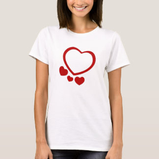 T-shirt Coeurs d'amour