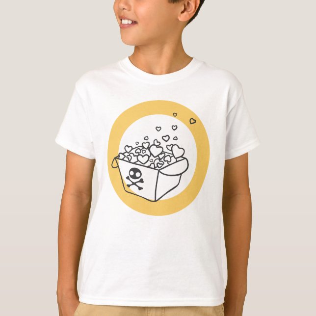 T-shirt Coeurs dangereux (Devant)