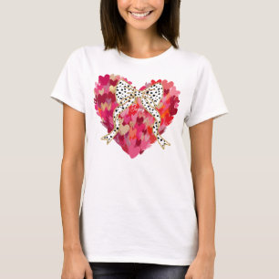 T-shirt Coeurs de Bruxelles et Bow dalmate