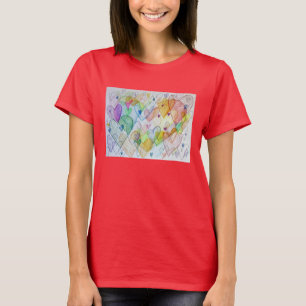 T-shirt Coeurs de la communauté Couleur Amour Artiste Chem