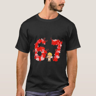 T-shirt Cœurs de la Saint-Valentin 67 Meme Six Sept 6 7 Mi