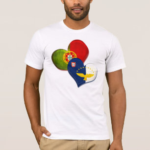 T-shirt Coeurs du Portugal et des Açores