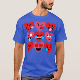 T-shirt Coeurs Emoji