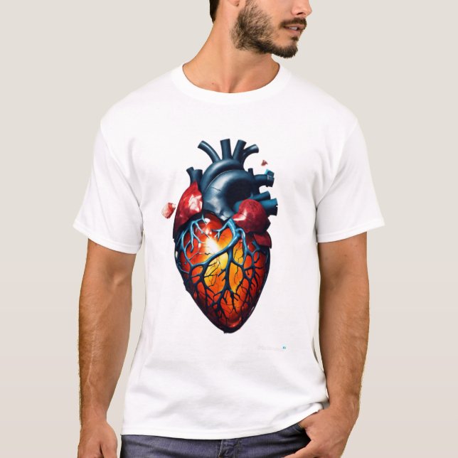 T-shirt Coeurs en Harmonie" (Devant)