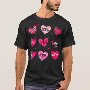 T-shirt Coeurs Enseigner l'amour Inspirer PréK Enseignant