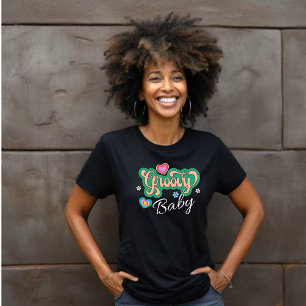 T-shirt Coeurs et fleurs super pour bébés