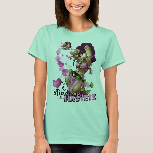 T-shirt Coeurs et Hipdrops (Devant)