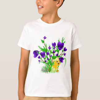 T-shirt Coeurs florissants Chemise de poussette de Pâques