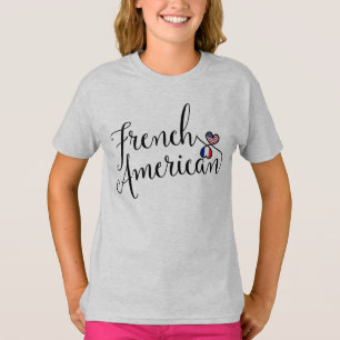 T-shirt Coeurs français-américains