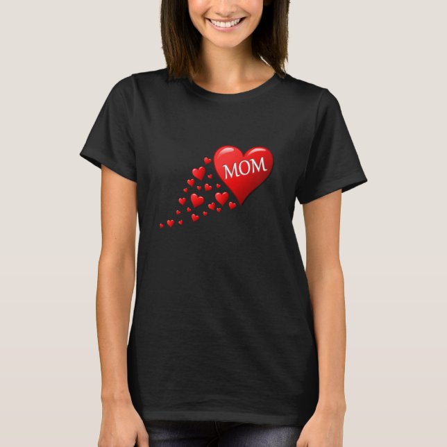 T-shirt Coeurs Maman (Devant)