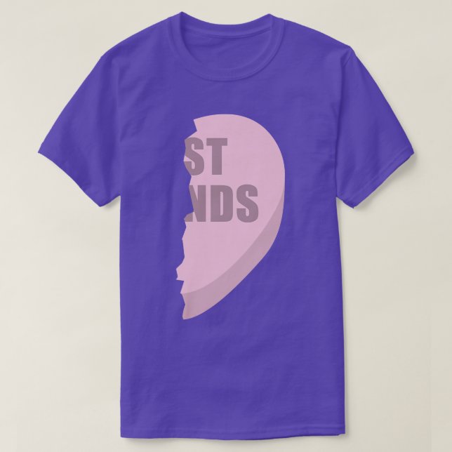 T-shirt Coeurs Meilleur Ami T s Correspondant Bff tenues T (Design devant)