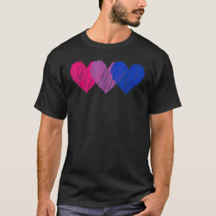 T-shirt Coeurs Mets Lgbtq Love Gay pride Bisexuel Pour Hom