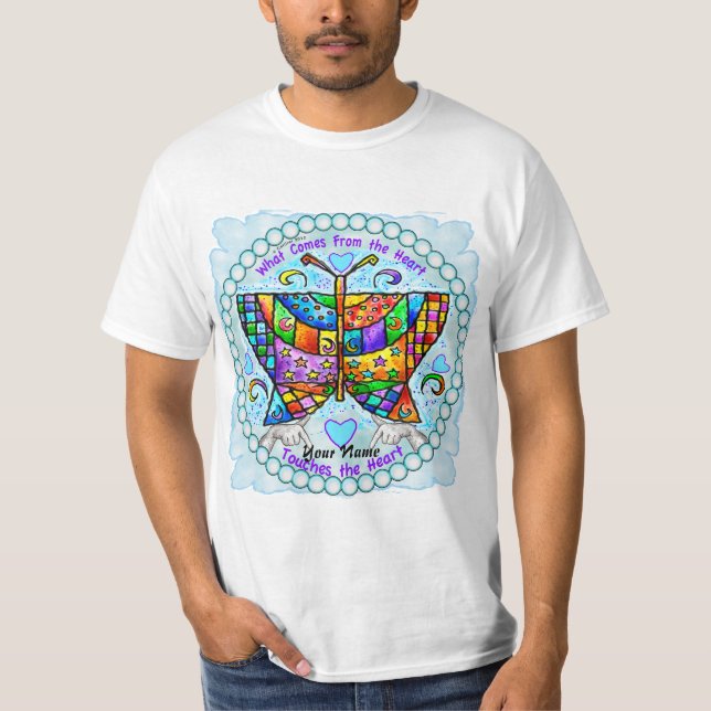 T-shirt Coeurs papillons (Devant)