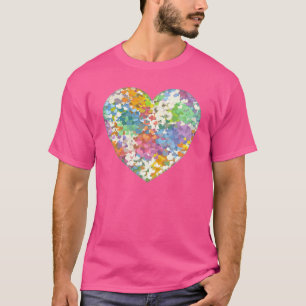 T-shirt Coeurs Pastel Confetti
