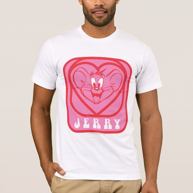 T-shirt Coeurs roses Jerry (Devant)
