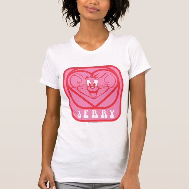 T-shirt Coeurs roses Jerry (Devant)