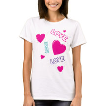 Cœurs roses mignons et Amour - design romantique