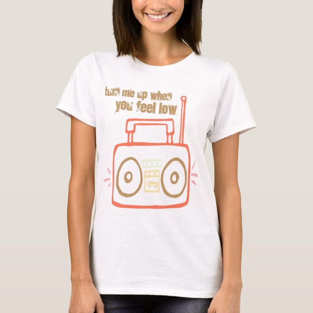 T-shirt Coeurs stéréo (Devant)