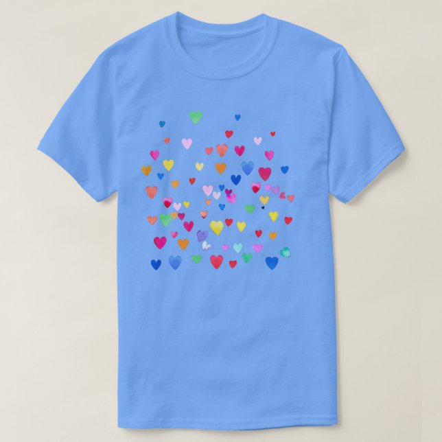 T-shirt Coeurs volants (Design devant)