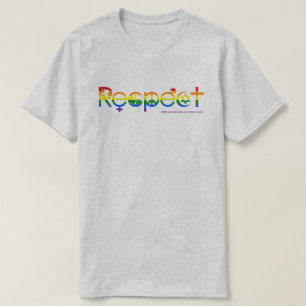 T-shirt Coexister avec le Gay pride du respect