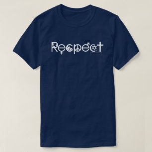 T-shirt Coexister avec Respect - Paix Bienveillance & Tolé