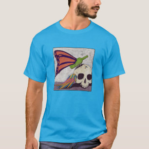 T-shirt Coexister Crâne d'oiseau et Mouche à bouteille