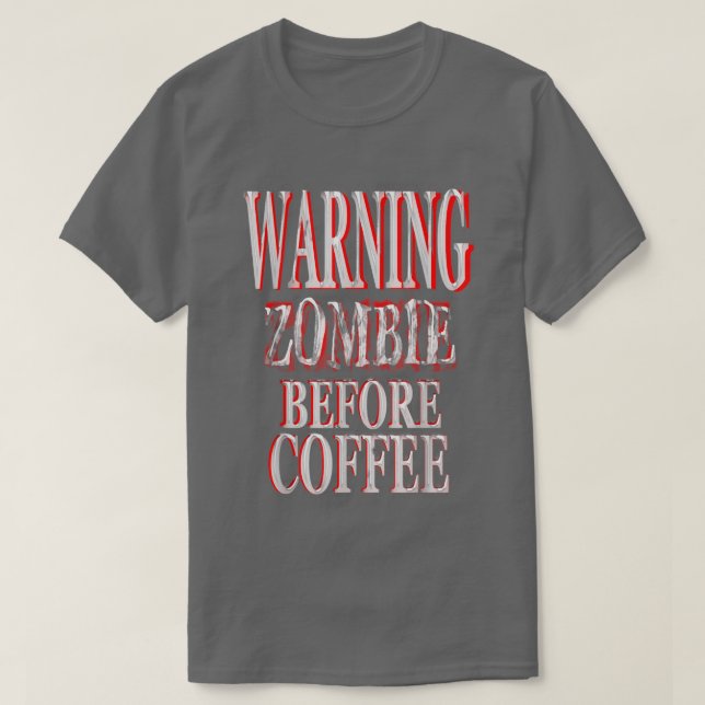 T-shirt Coffee 1208 (Design devant)