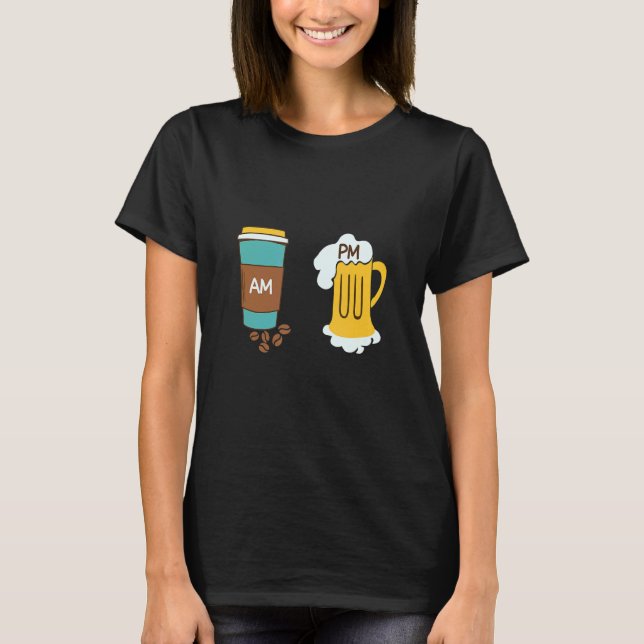 T-shirt Coffee AM PM Win 10 (Devant)