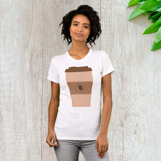 T-shirt Coffee Bean Cup (Créateur téléchargé)