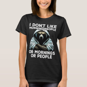 T-shirt Coffee Bear Je n'aime pas les gens du matin