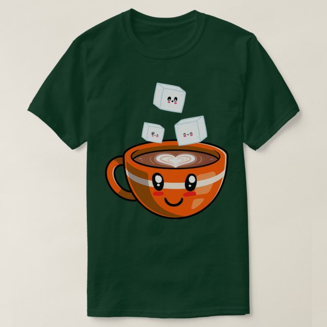 T-shirt Coffee Caffeine Caf Espresso Cappuccino 16 (Design devant)