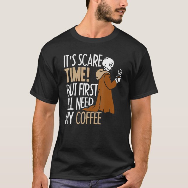 T-shirt Coffee Caffeine Cafe Roasting Barista Coffee Hallo (Devant)