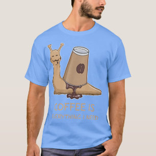 T-shirt Coffee Cup Agate Snail Shell Pet Animal Funny Appa