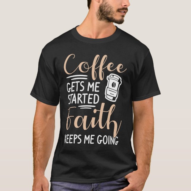 T-shirt Coffee  Espresso Barista Cappuccino Latte (Devant)