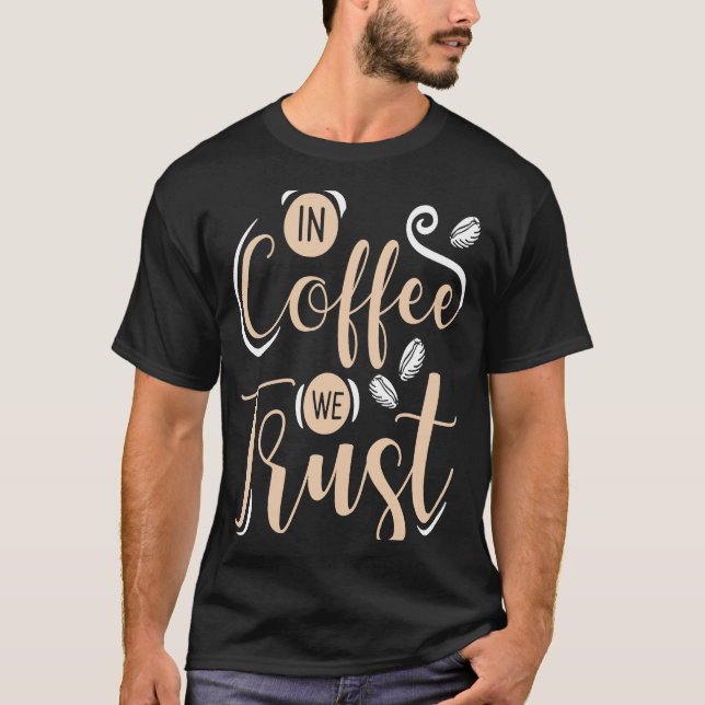 T-shirt Coffee  Espresso Barista Cappuccino Latte  1 (Devant)