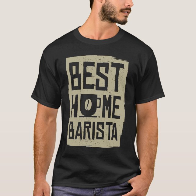 T-shirt Coffee  Espresso Barista Cappuccino Latte  2 (Devant)