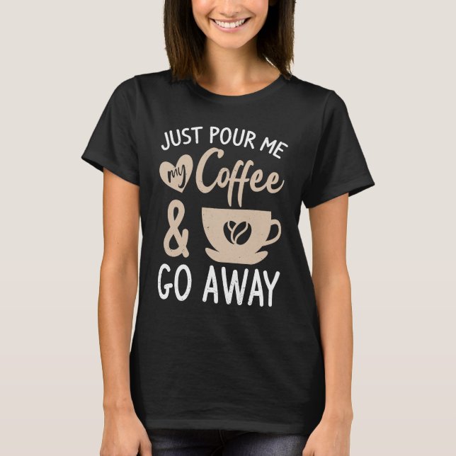 T-shirt Coffee  Espresso Barista Cappuccino Latte  3 (Devant)