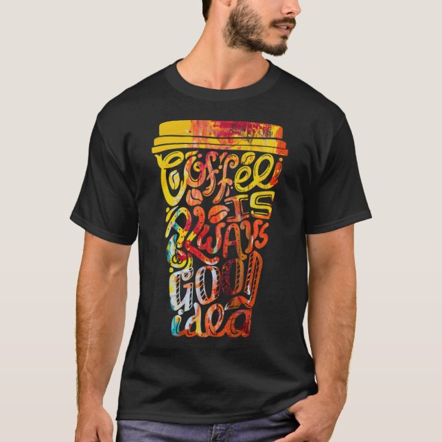 T-shirt Coffee labrador maman labrador propriétaire (Devant)