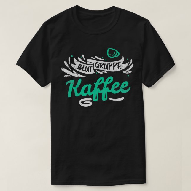 T-shirt Coffee loved by caffeine lovers 15 (Design devant)