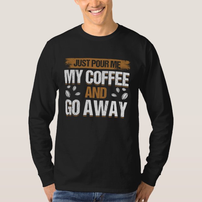 T-shirt Coffee Lover Espresso Barista Cappuccino Latte Art (Devant)