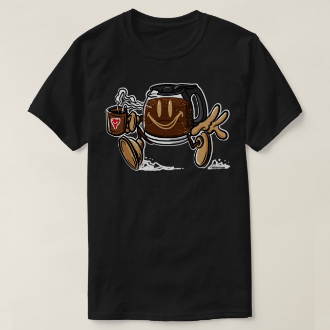 T-shirt Coffee Run (Design devant)