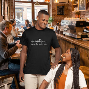 T-shirt Coffee Work Citer ma réunion matinale préparer