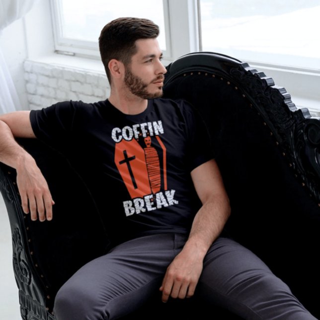 T-shirt Coffin Break Funny (Créateur téléchargé)