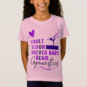 T-Shirt Coffre de gymnastique, Bars, Poutres, Étage Amour