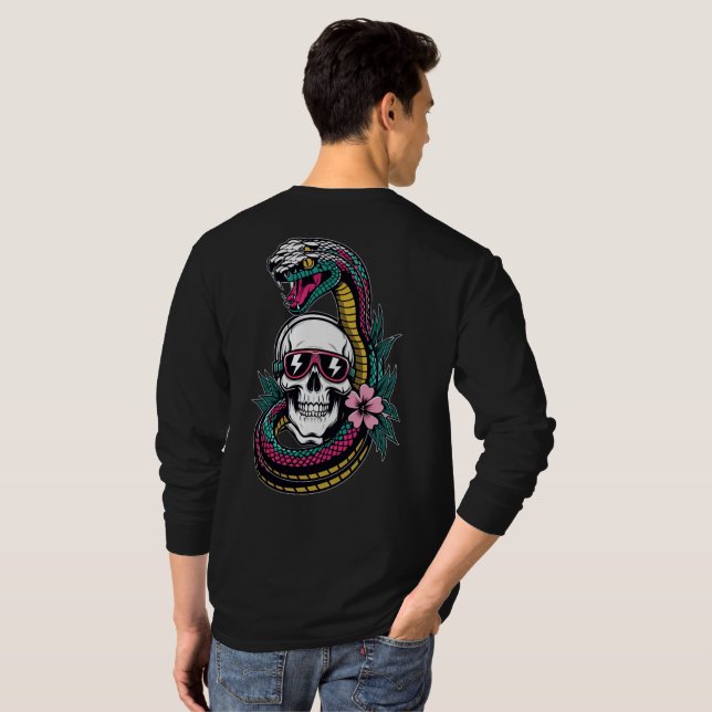 T-shirt Coffre de surveillance (Dos entier)