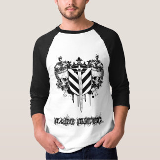 T-shirt Cogneur dur tombé le 3/4 Jersey raglan