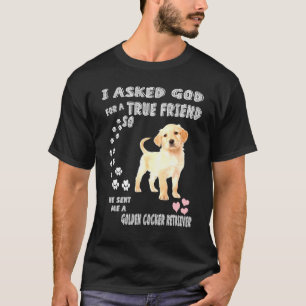 T-shirt Cogol Chien Maman Papa Costume Cocker d'or Retriev
